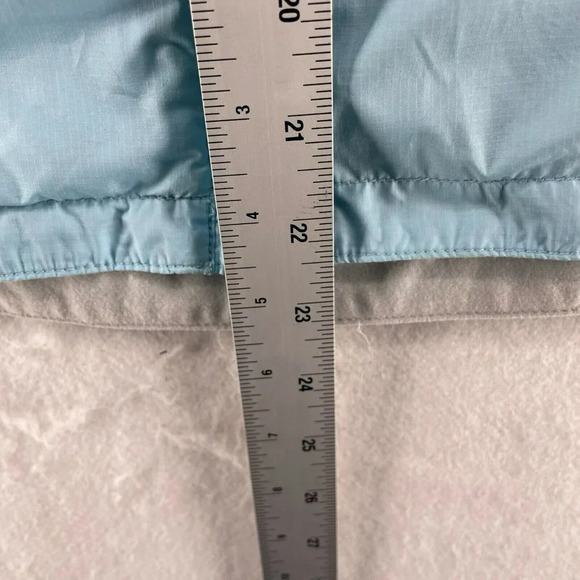 Mountain Hardwear Vest Women's Sz M Light Blue Colorblock Windbreaker Full Zip - Picture 4 of 11